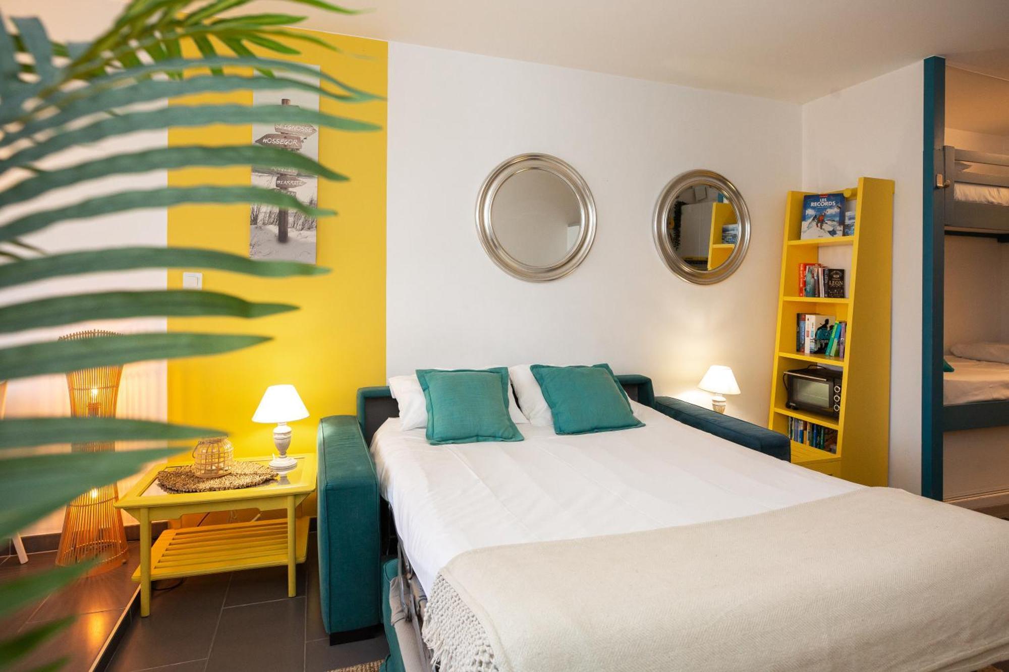 La Dune D'Or - Vue Mer, Studio Face A La Plage Avec Terrasse Soorts-Hossegor Zewnętrze zdjęcie