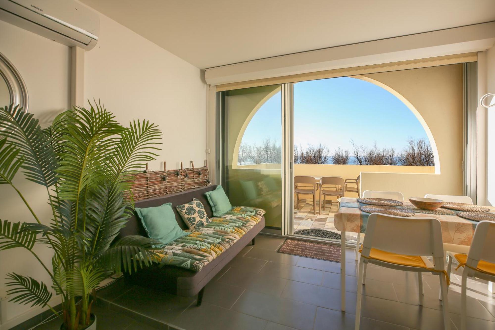 La Dune D'Or - Vue Mer, Studio Face A La Plage Avec Terrasse Soorts-Hossegor Zewnętrze zdjęcie
